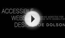 Accessible Website Design: Designing websites for persons
