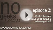 [nogeeks] Blogcast :: What is the best Web Design Tool?