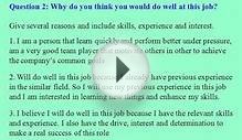 Webmaster interview questions and answers