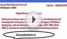 Website Design Services in Delhi - http://aaryawebsolution.in/