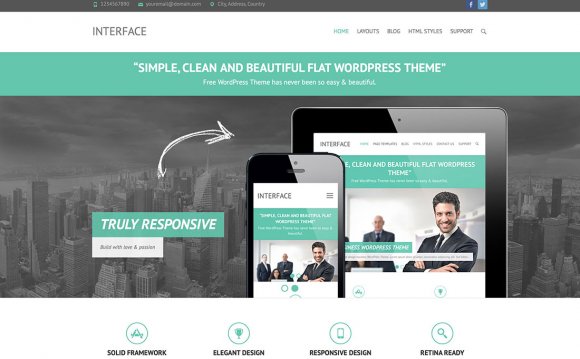 Free Flat Design Themes