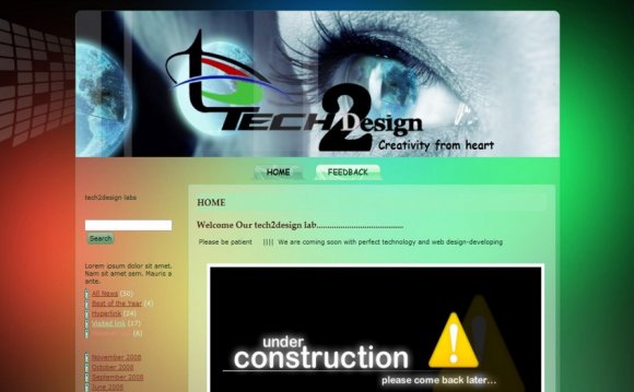 HTML, CSS Web page design