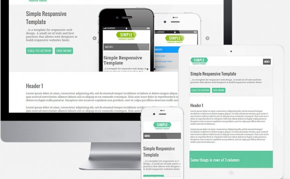 Simple Responsive Template is