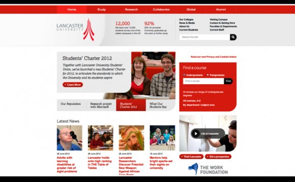 Best university website design