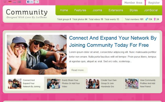 Template IT Community from