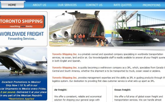 Toronto Shipping Inc. Web