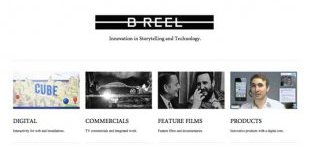 B-reel homepage