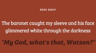 Bree Serif