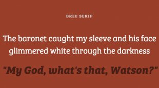 Bree Serif