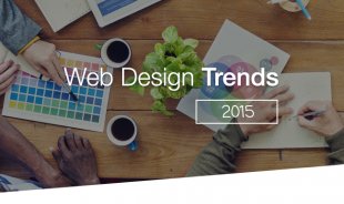 Web Design Trends Desk with sketches