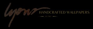 Lyons Handcrafted Wallpaper logo design by K.Haggard Design