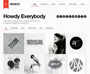 Portfolio WordPress theme