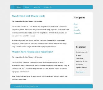 Responsive Example Website