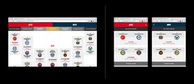 Screenshots showing SB Nation’s brackets: fully visible on wide screens, per-section carousels on narrower screens.