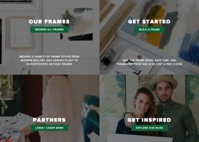 Simply Framed Ecommerce Website Design