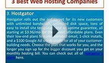 3 Web Hosting of 2014 Find Best Companies & Compare Price