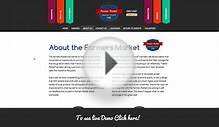 2013 Farmers Market Web Design Template for Xara Web Designer