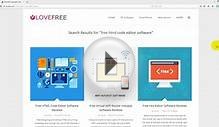 Best Free HTML Code Editor Software - vLoveFree