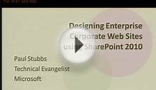 Designing Corporate Web Sites using SharePoint 2010