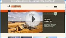 Industrial Free Responsive Joomla 25 Template