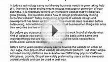 Looking towards outsourcing website design development