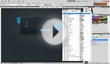 Photoshop Tutorial | Web Design Login Form Gray And Blue