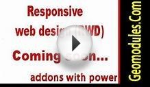 Responsive web design (RWD) geodesic