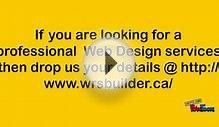WRSBuilder provided web design services in Toronto, Canada.