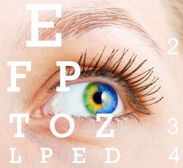 Vladyslav Starozhylov | Eye with vision chart