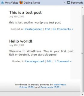 Web Browser WordPress Responsive Design