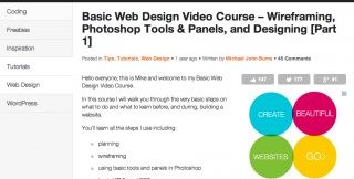 Website Design Tutorials Worth Your Time: 1st Web Designer